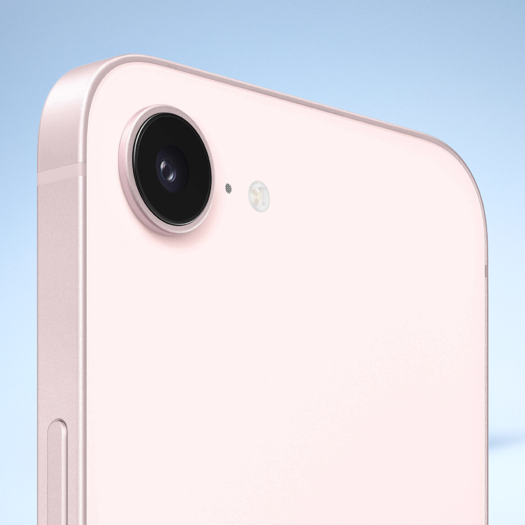 Apple iPhone 17e Soft Pink with A19 chip and MagSafe wireless charging #color_pink