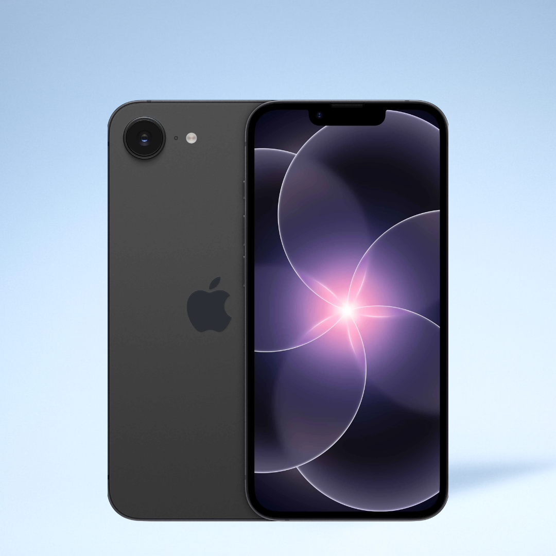 Refurbished Apple iPhone 17e in Black, premium renewed by ControlZ #color_black