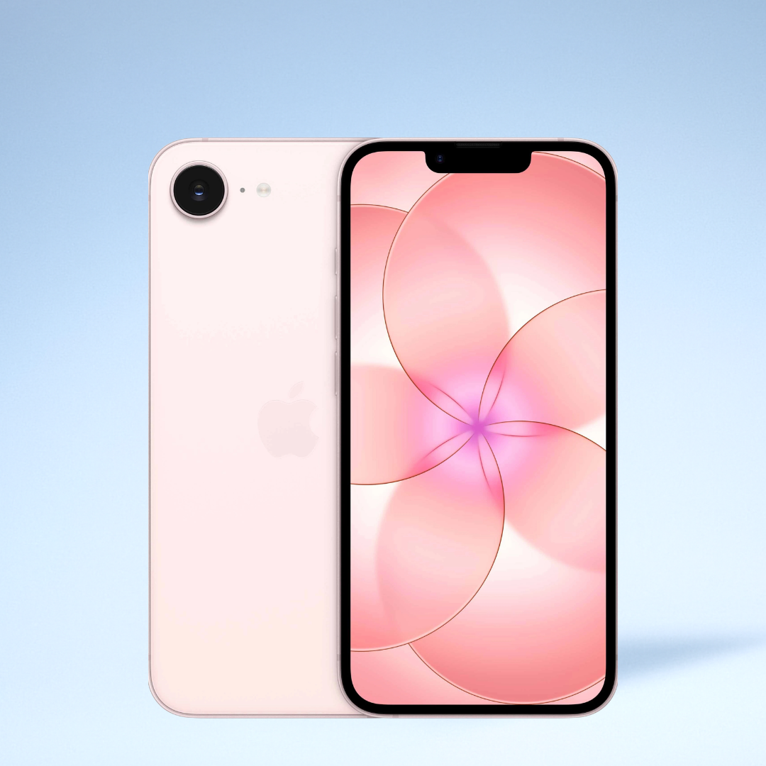 Refurbished Apple iPhone 17e in Soft Pink, premium renewed by ControlZ #color_pink