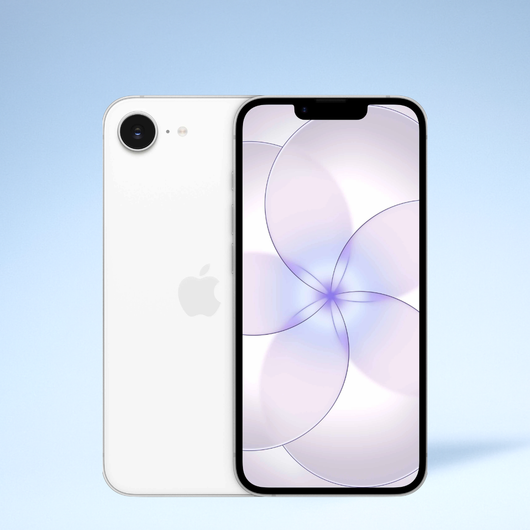 Refurbished Apple iPhone 17e in White, premium renewed by ControlZ #color_white