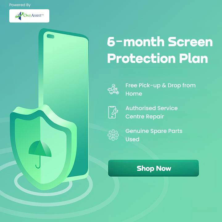 6-month Screen Protection Plan (₹30,000-40,000)